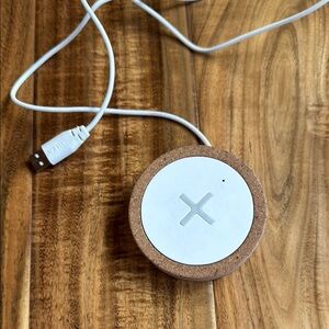 IKEA Cork Wireless Charger with 5.5 ft White Cable